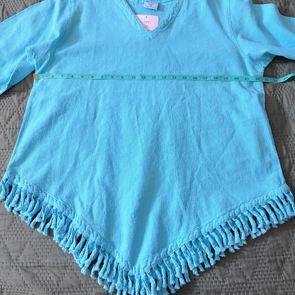 NWT Sea Breeze CA Sedona Fringe Cotton Top Small - Picture 5 of 7